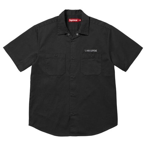 Supreme AOI Cyborg S/S Work Shirt - Black