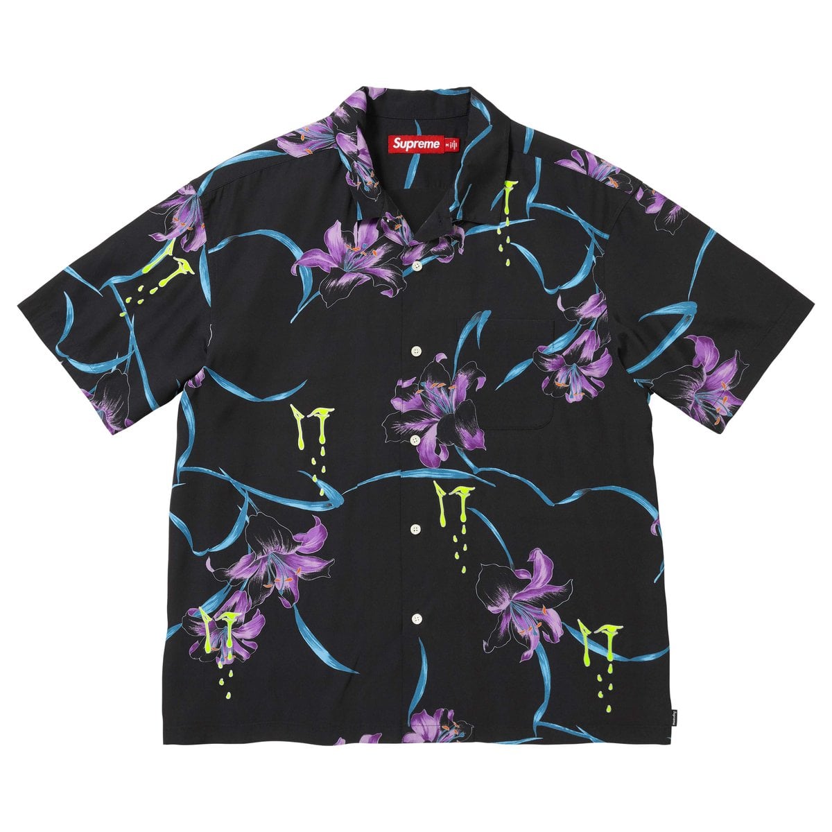 AOI Lilies S/S Shirt Black