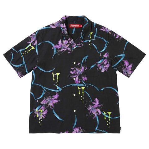 トップス supreme Aoi Lilies S/S shirt BLACK L AOI Lilies S/S Shirt - spring/summer 2026 - Supreme
