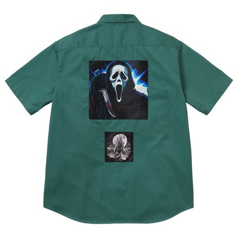 Supreme Ghostface® S/S Work Shirt - Work Green