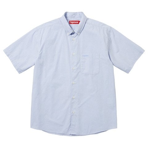 トップス Supreme Gingham S/S Shirt Blue XL Gingham S/S Shirt - spring/summer 2026 - Supreme