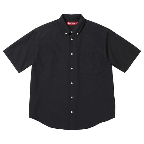 Supreme Loose Fit Oxford S/S Shirt - Black