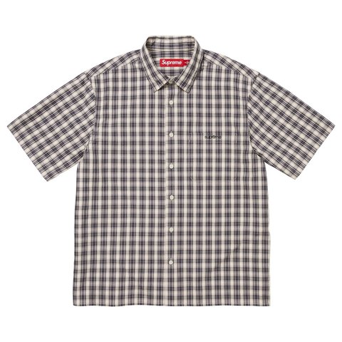 Supreme Mini Plaid S/S Shirt - Stone