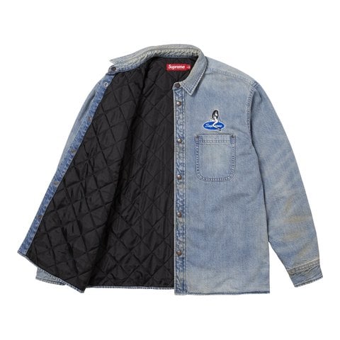 Quilted Lined Denim Snap Shirt - Supreme