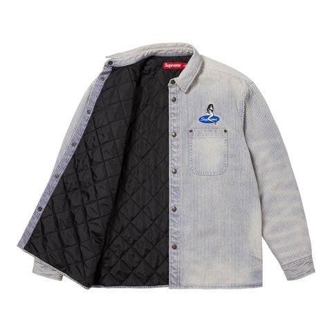 Quilted Lined Denim Snap Shirt - Supreme