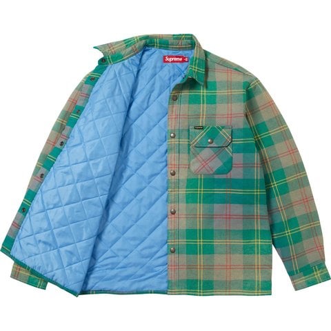 Quilted Lined Flannel Snap Shirt - Supreme
