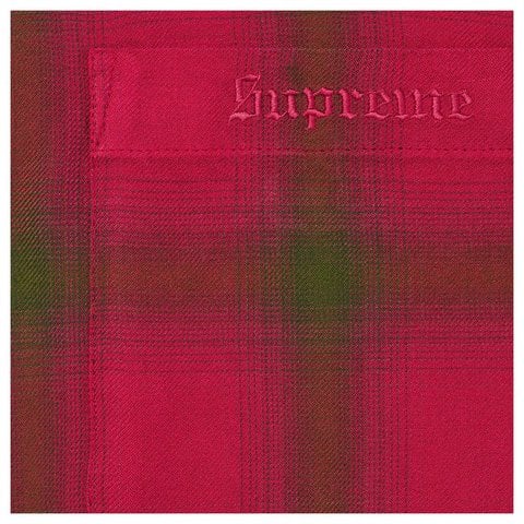 Shadow Plaid Rayon Shirt - spring/summer 2026 - Supreme