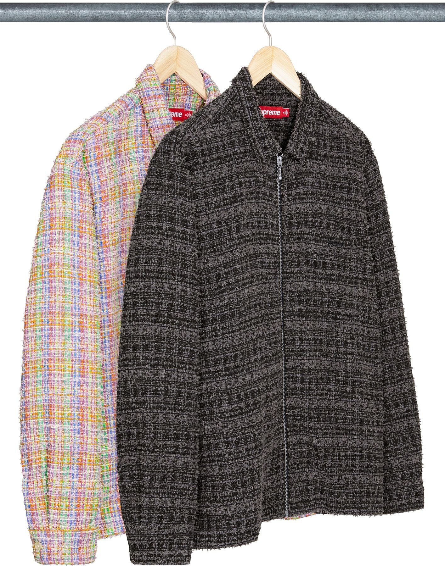 Bouclé Zip Up Shirt - spring/summer 2026 - SupremeCommunity