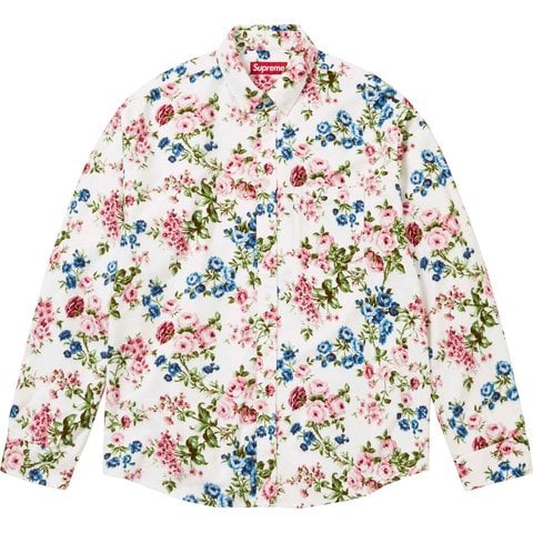 Floral Flannel Shirt - spring/summer 2026 - Supreme
