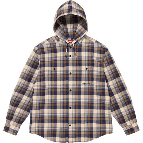 Hooded Flannel Shirt - spring/summer 2026 - SupremeCommunity