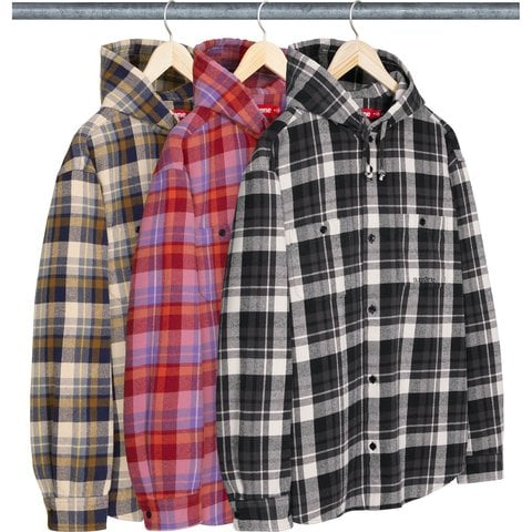 Hooded Flannel Shirt - spring/summer 2026 - SupremeCommunity