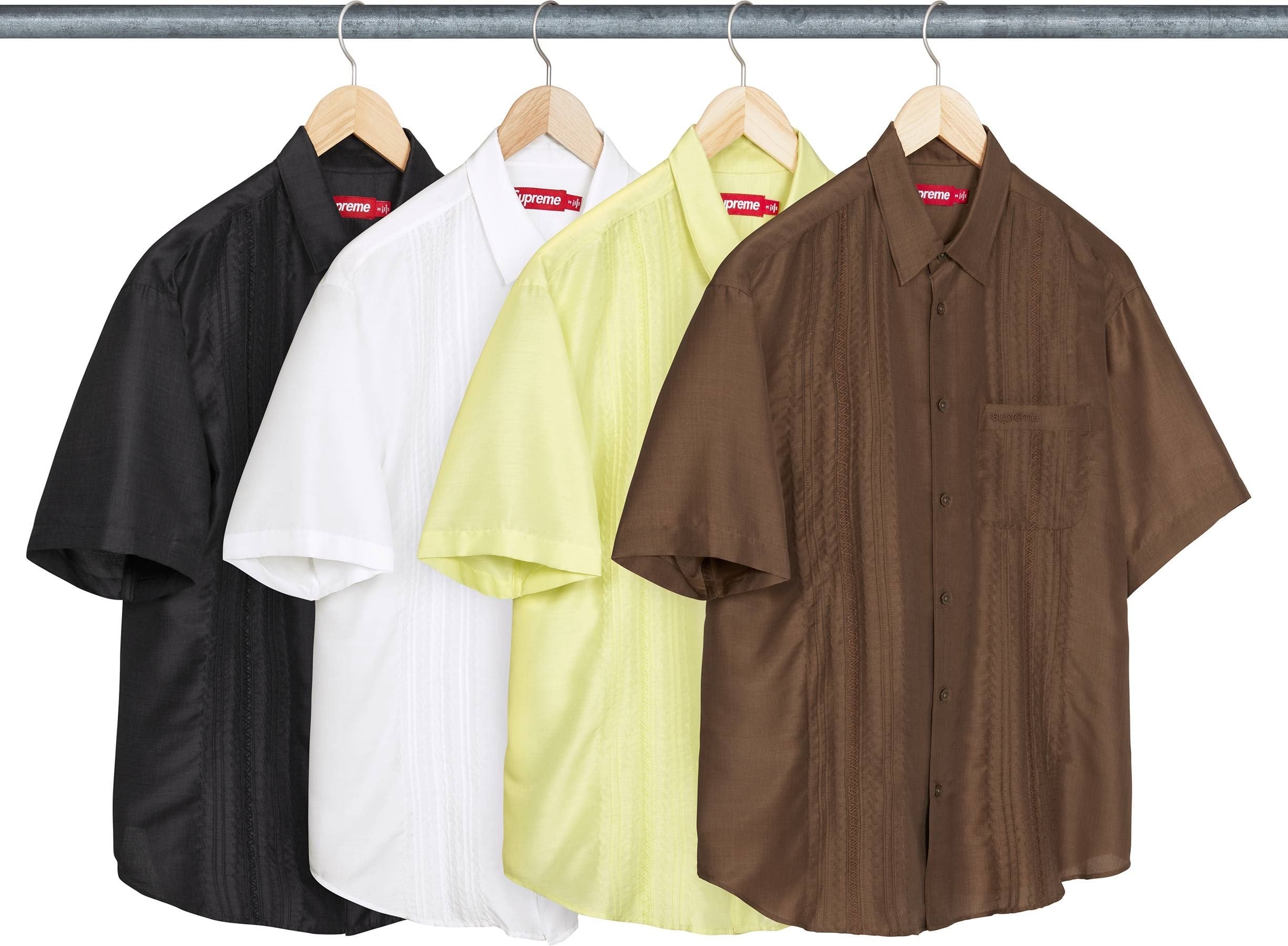 Pintuck S/S Shirt - spring/summer 2026 - Supreme
