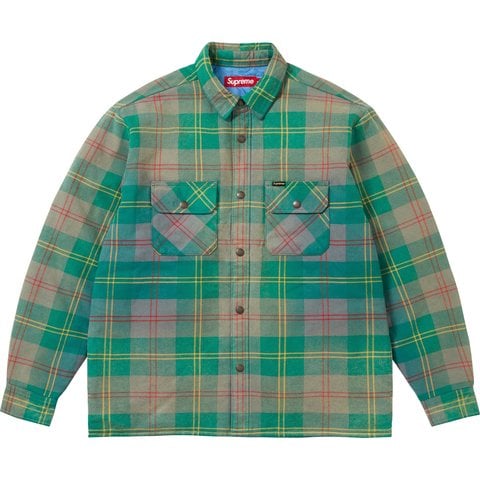 Quilted Lined Flannel Snap Shirt - Supreme