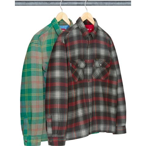 Quilted Lined Flannel Snap Shirt - SupremeCommunity