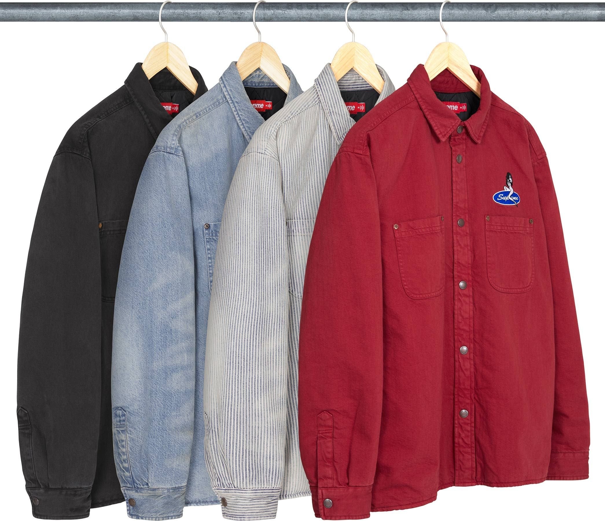 Quilted Lined Denim Snap Shirt - SupremeCommunity