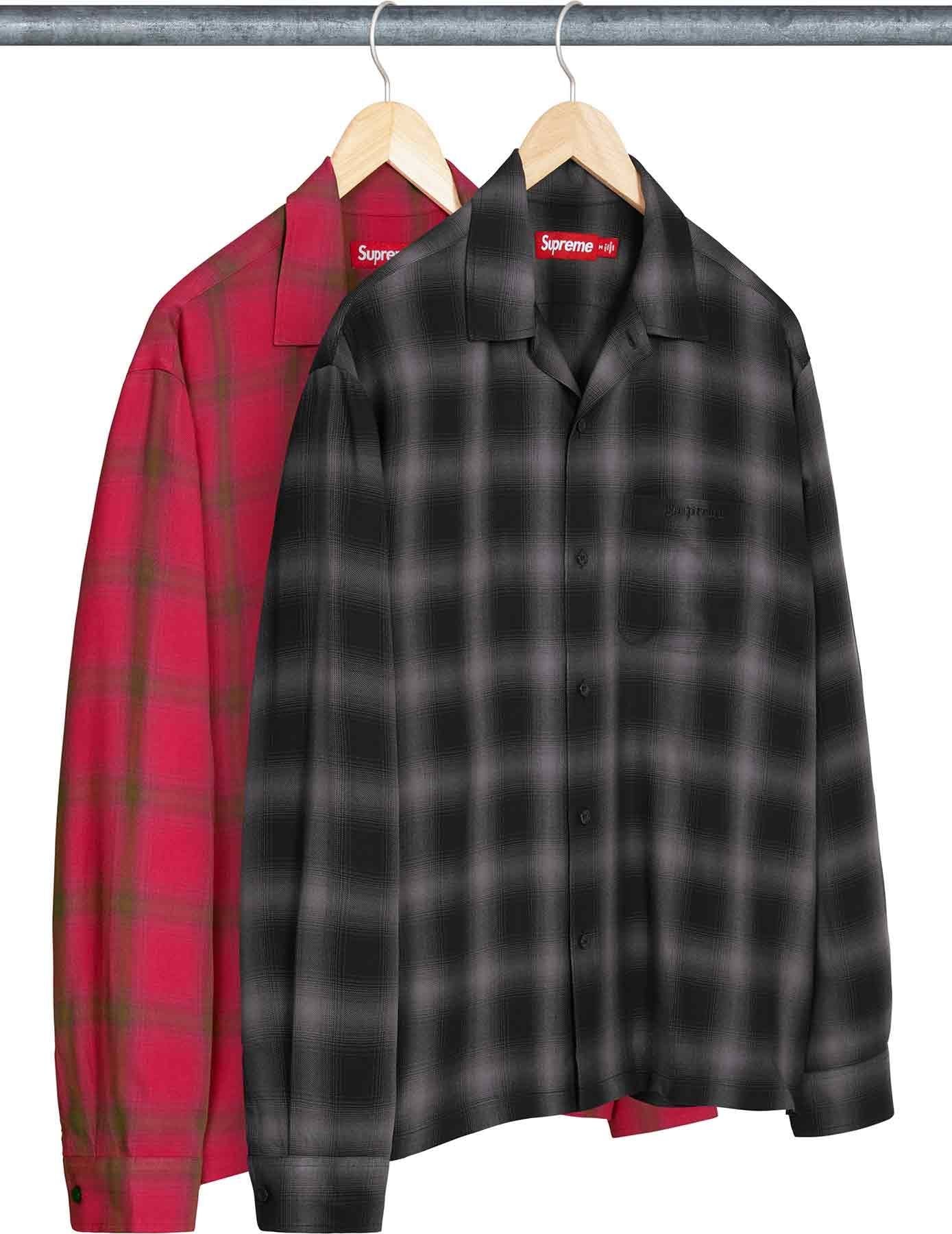 Shadow Plaid Rayon Shirt - spring/summer 2026 - Supreme
