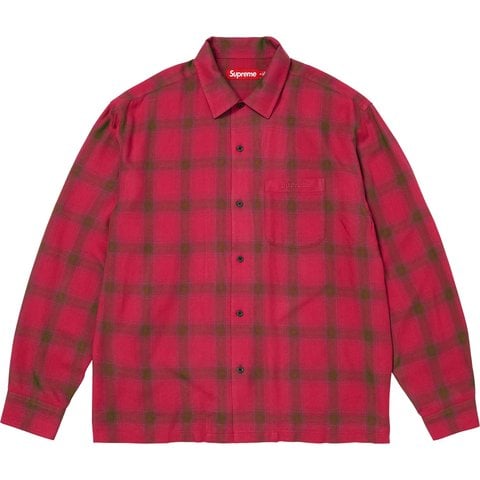 トップス supreme 22AW Shadow Plaid Flannel Shirt Shadow Plaid Rayon Shirt - spring/summer 2026 - Supreme