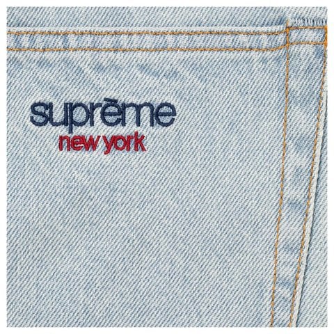 Supreme Baggy Denim Short - Light Washed Indigo