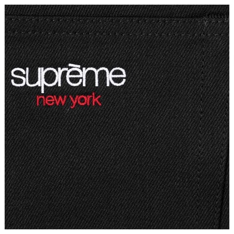 Supreme Baggy Selvedge Denim Short - Rigid Black