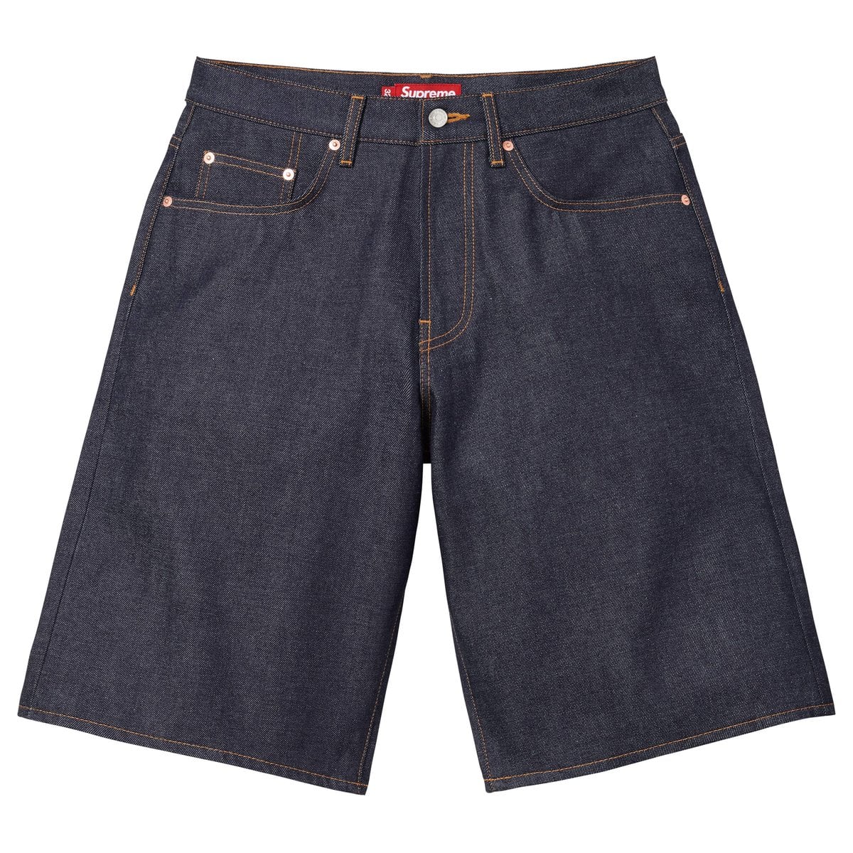 Baggy Selvedge Denim Short Rigid Indigo