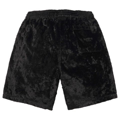 Supreme Patchwork Velour Short L 黒Black Faux Fur Short - spring/summer 2026 - Supreme