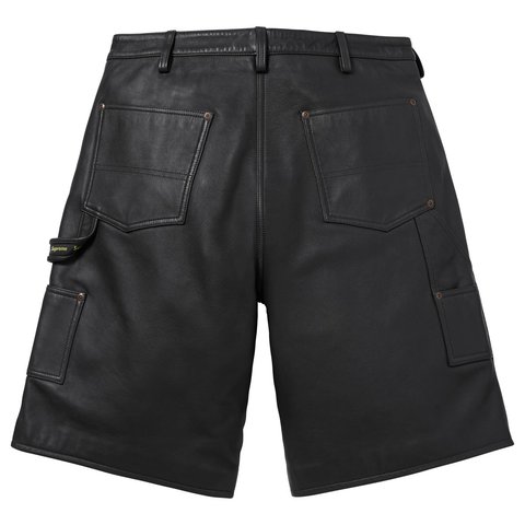 パンツ 34 Leather Double Knee Painter Short Leather Double Knee Painter Short - Supreme