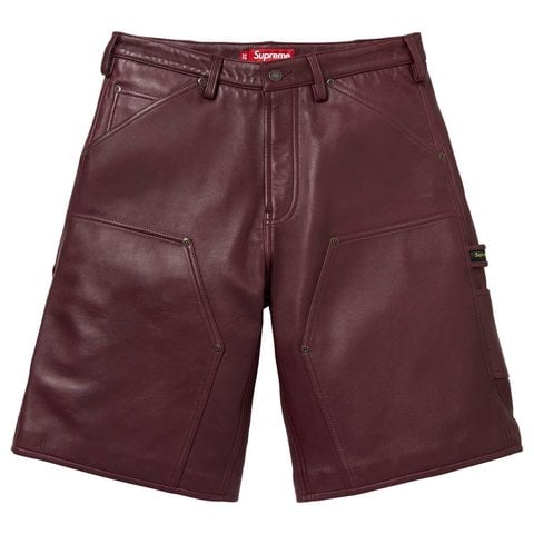 Leather Double Knee Painter Short - Supreme