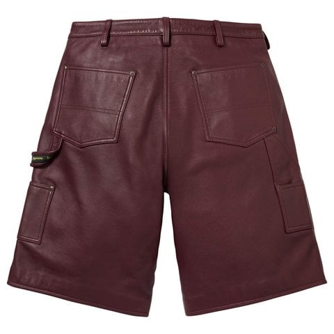 Leather Double Knee Painter Short - Supreme