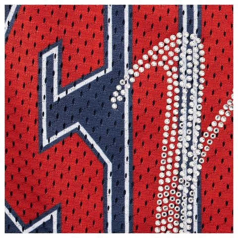 Supreme Rhinestone Mesh Short - Navy