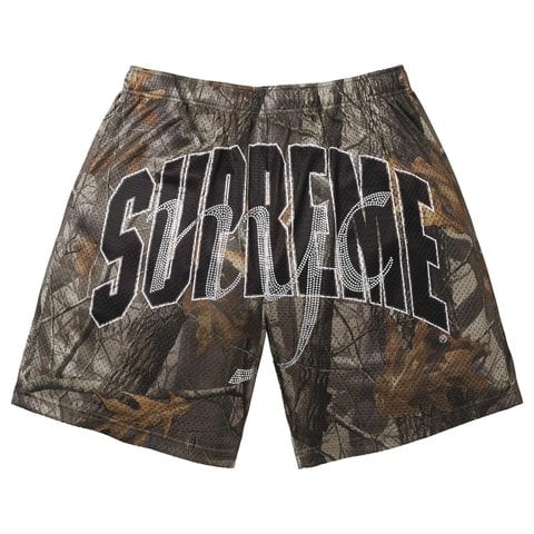 Supreme Rhinestone Mesh Short - Realtree® Hardwoods Camo 