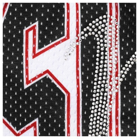 Supreme Rhinestone Mesh Short - White