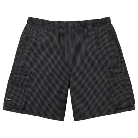Supreme Ripstop Cargo Water Short - Black