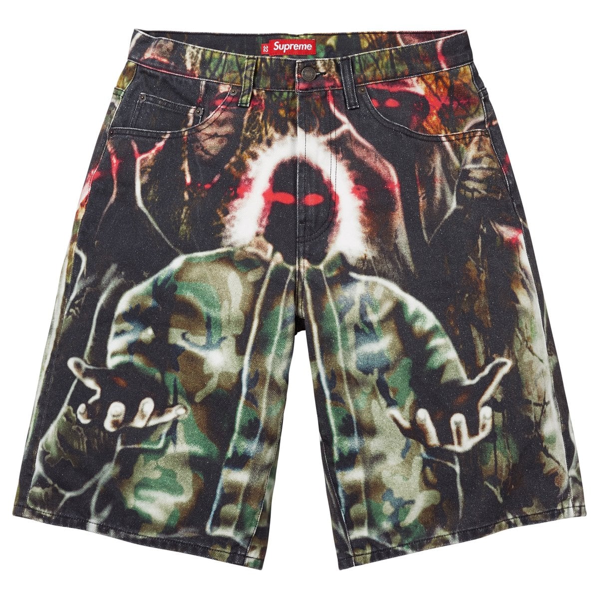 Shadows Baggy Denim Short Multicolor