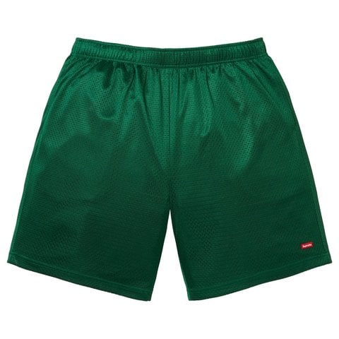 Supreme Small Box Baggy Mesh Short - Green