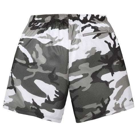 Supreme Small Box Baggy Mesh Short - Snow Camo