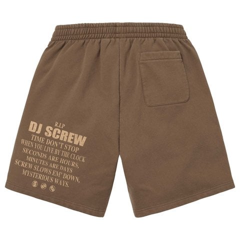 Supreme Supreme/DJ Screw Sweatshort - Dusty Brown