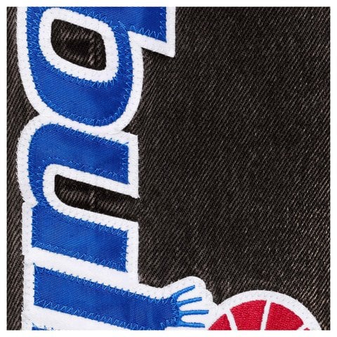 Supreme Supreme®/Mitchell & Ness® Washington Bullets Baggy Denim Short - Washed Black