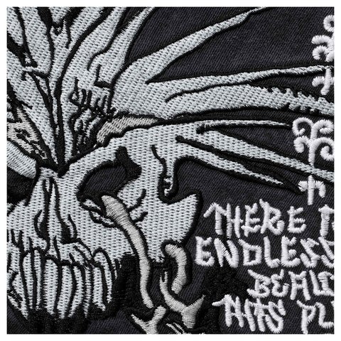 Supreme Wombat Embroidered Work Short - Black