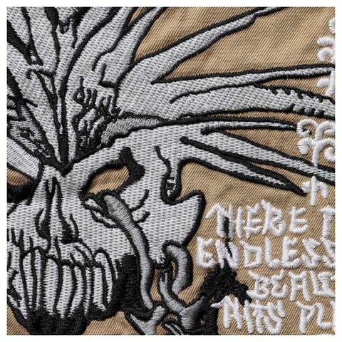 Supreme Wombat Embroidered Work Short - Tan