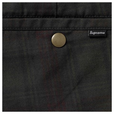 Supreme Work Short - Black Plaid