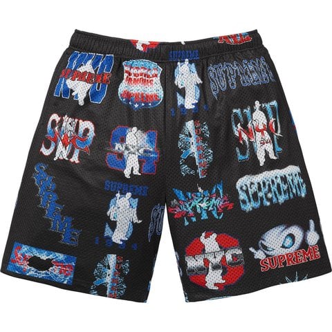 Supreme Flash Mesh Short - Black