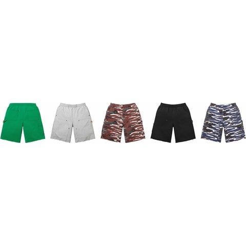 Double Knee Painter Sweatshort