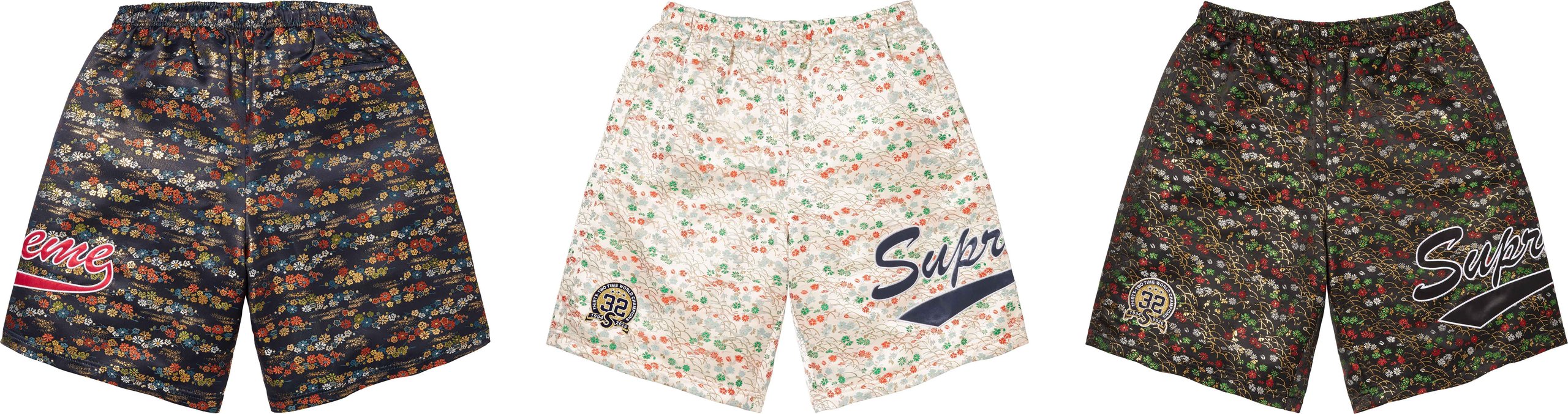 パンツ Supreme Floral Jacquard Short navy Floral Jacquard Short - spring/summer 2026 - Supreme