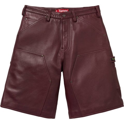 Leather Double Knee Painter Short - Supreme