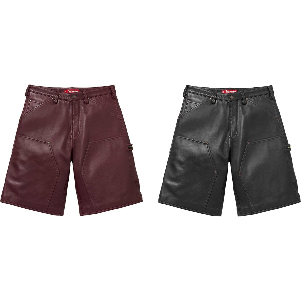 Leather Double Knee Painter Short