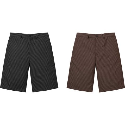 Pinstripe Wool Trouser Short - spring/summer 2026 - Supreme