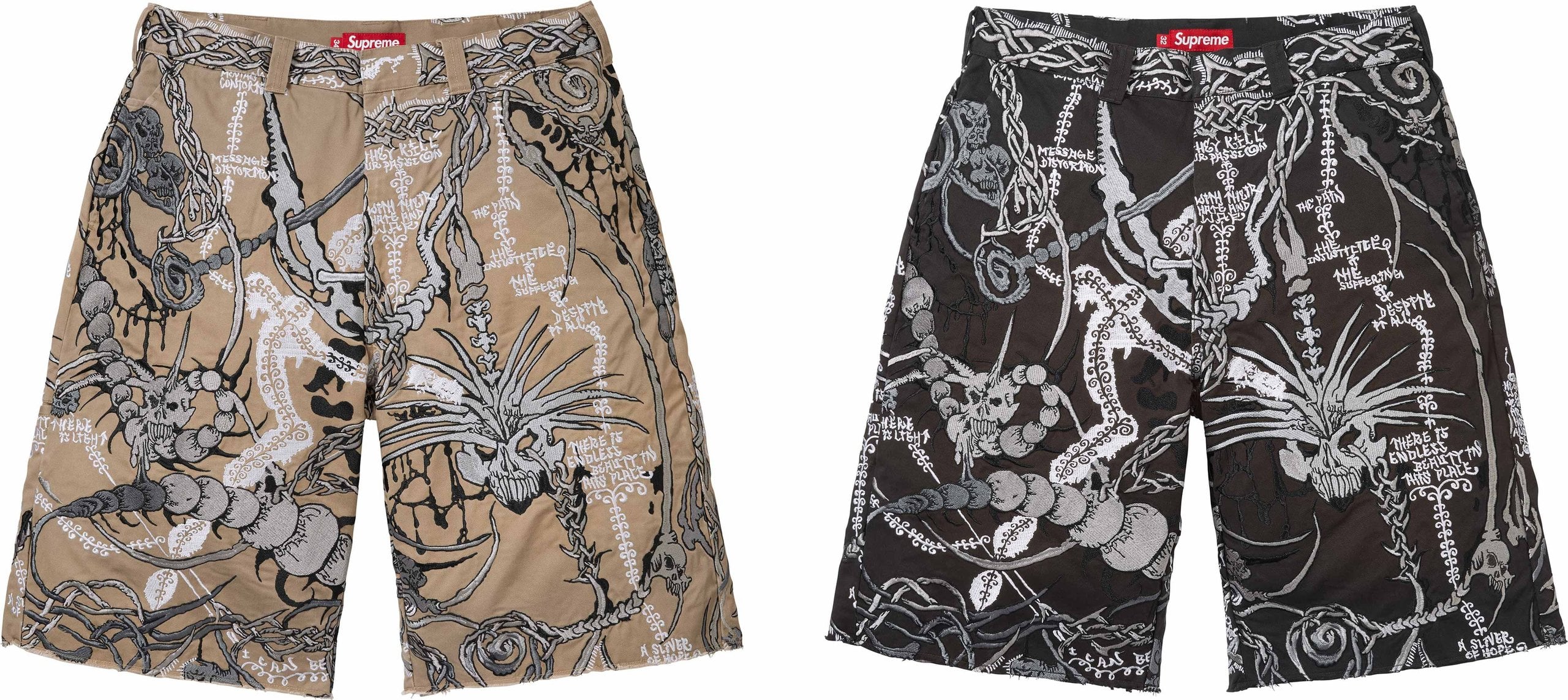 Wombat Embroidered Work Short - spring/summer 2026 - Supreme