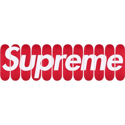 Box Logo Skateboards (Set of 12) - Supreme
