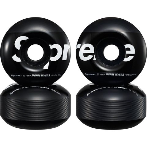 Supreme Supreme®/Spitfire® Shop Wheels (Set of 4) - Black 53mm
