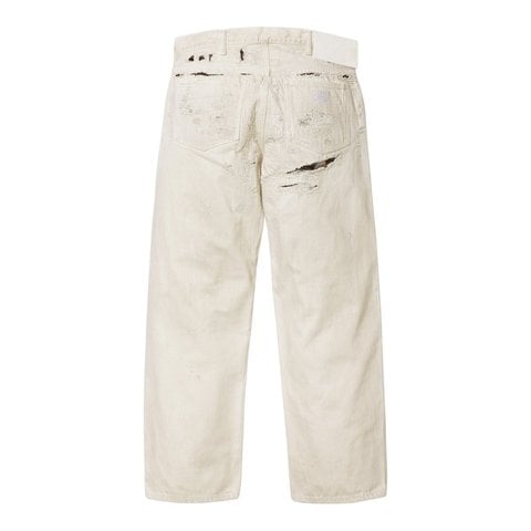 【B838】Supreme × MM6 ディストレスドルーズフィットセルビッジジーンズ 36【ジャングルジャングル岩出店】 和歌山 岩出市 紀の川市 海南市 Supreme/MM6 Maison Margiela Distressed Loose Fit Selvedge Jean